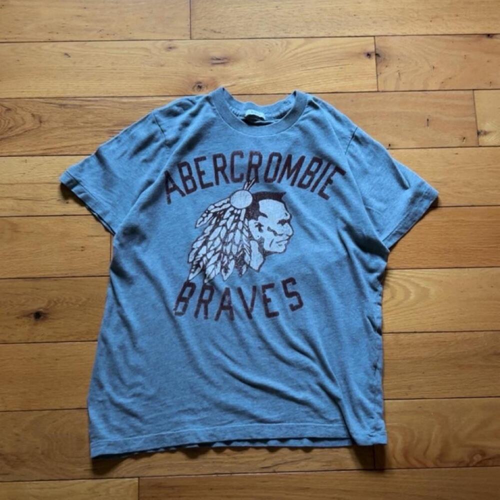 Vintage abercrombie kids braves graphic
